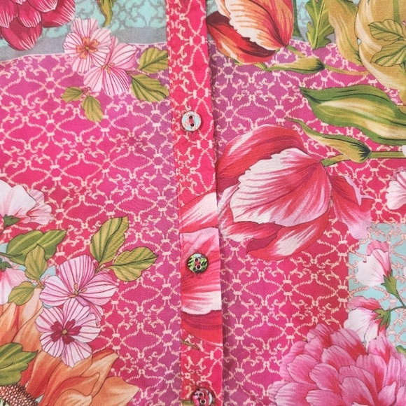 EUC Johnny Was Hallie Button Down, Size XS - Picture 5 of 11